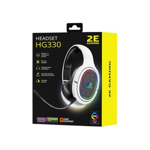 ყურსასმენი - 2E - HG330 Gaming 7.1mm - White - RGB