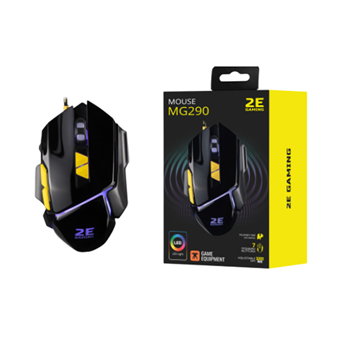 მაუსი - 2E - MG290 Gaming - Led USB - Black