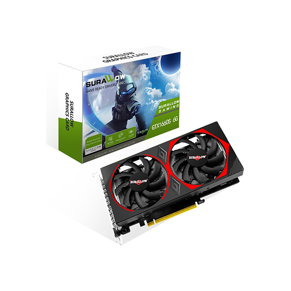 GTX 1660 Super - 6 GB - Surallow - Gaming Black