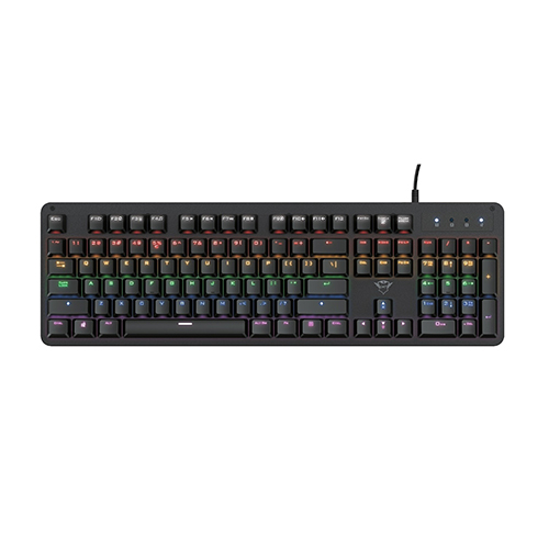 კლავიატურა - Trust - GXT 1863 Thaz - Mechanical RGB Gaming - USB - Black