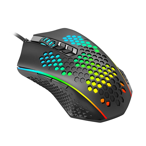მაუსი - Redragon - M809-K Memeanlion - Honeycomb RGB - Wired - Black