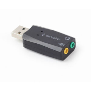 ხმის ბარათი - Gembird - SC-USB2.0-01 - USB Sound Card