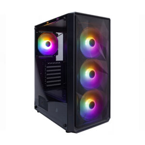 ქეისი - 1STPlayer - FD3 - ATX Case - 4 Fan - Black