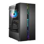 ქეისი - 2E Gaming - RUNA - ATX Case - Black