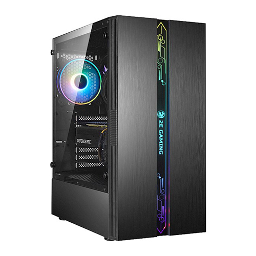 ქეისი - 2E Gaming - RUNA - ATX Case - Black
