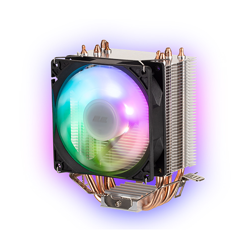 ქულერი - 2E Gaming - AC90D4 - RGB Air Cooler - 130W