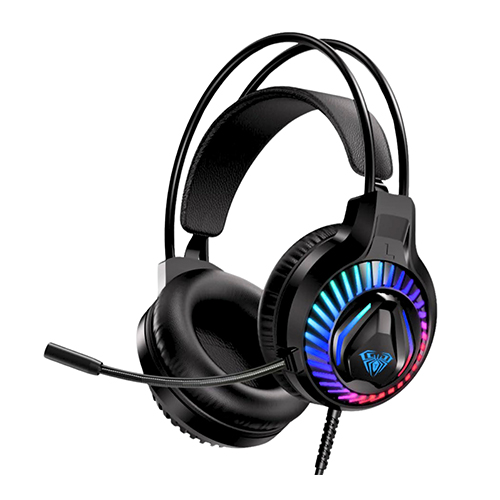 ყურსასმენი - AULA - S605 - Wired Gaming Headset - Black