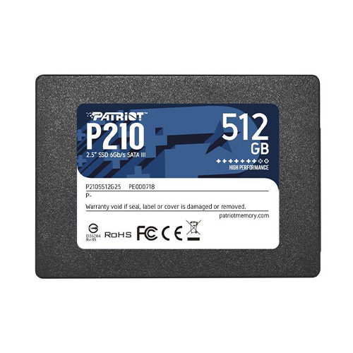SSD - Patriot P210 | 512GB | SATA III | 2.5" SSD