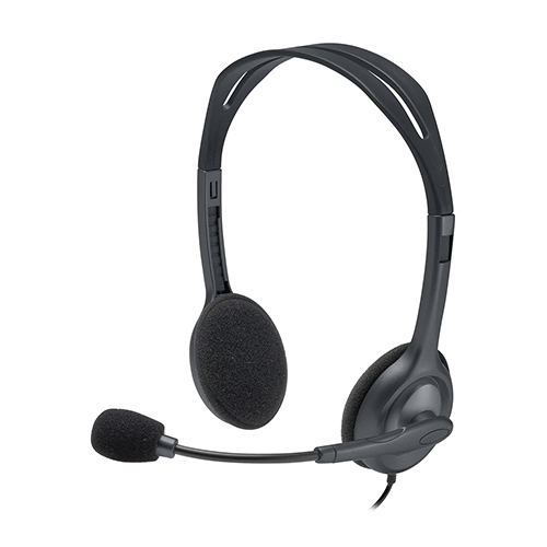 ყურსასმენი - Logitech - H111 - Stereo Headset - Black
