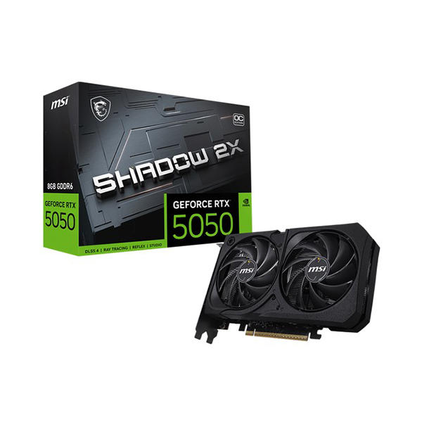 ვიდეობარათი - RTX 5050 | 8GB GDDR6 | MSI Shadow 2X OC