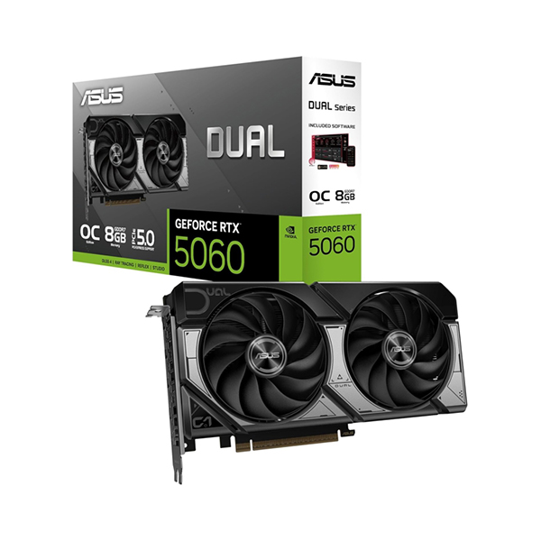 ვიდეობარათი - RTX 5060 | 8GB GDDR7 | ASUS DUAL OC