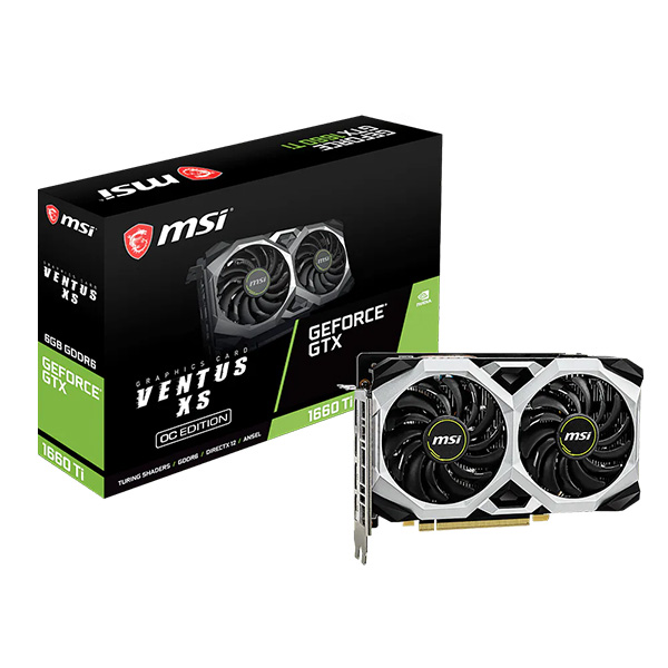 ვიდეობარათი - GTX 1660 Ti OC | 6GB GDDR6 | MSI Ventus