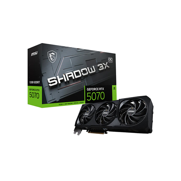ვიდეობარათი - RTX 5070 | 12GB GDDR7 | MSI SHADOW 3X OC