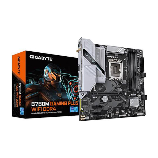 დედაბარათი - Gigabyte B760M Gaming Plus WIFI D4 | LGA1700 (12th/13th/14th Gen)