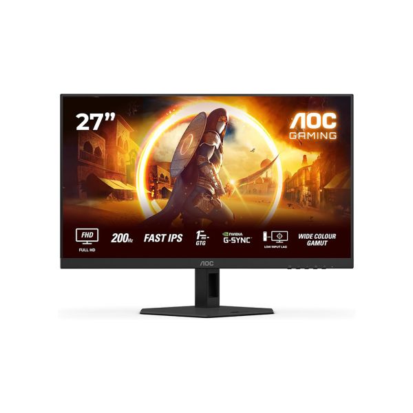 მონიტორი - AOC 27" IPS 27G4HRE 200Hz Gaming HDMI შავი