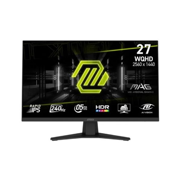 მონიტორი - MSI MAG 27" IPS WQHD 274QF 240Hz Gaming HDMI შავი