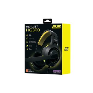 ყურსასმენი - 2E - HG300 - Gaming LED - USB - Black