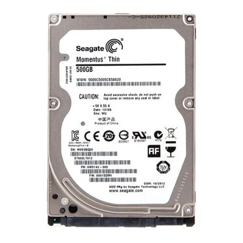 HDD - Seagate Momentus Thin | 500 GB | SATA III | 2.5" HDD