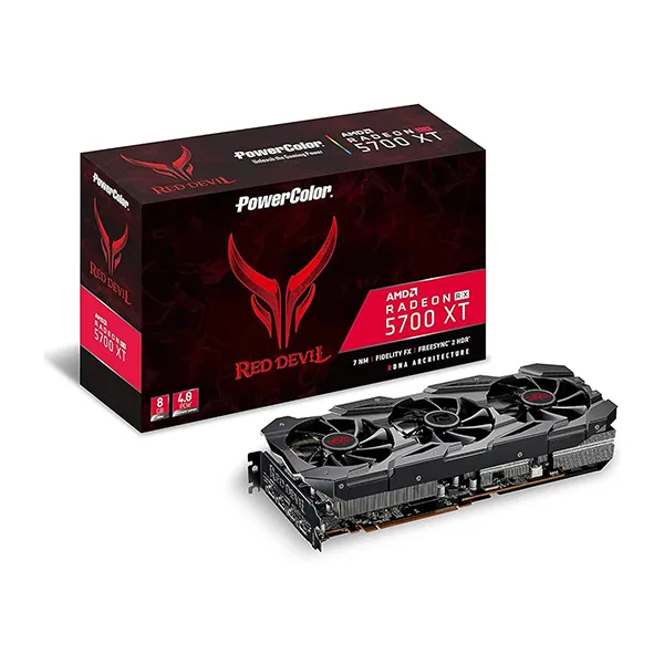 ვიდეობარათი - RX 5700 XT | 8GB GDDR6 | Powercolor RedDevil