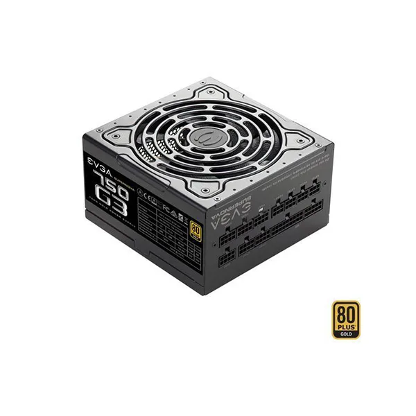 კვების ბლოკი - EVGA SuperNova - G3 - 750W - Power Supply - 80 Plus Gold - Full Modular