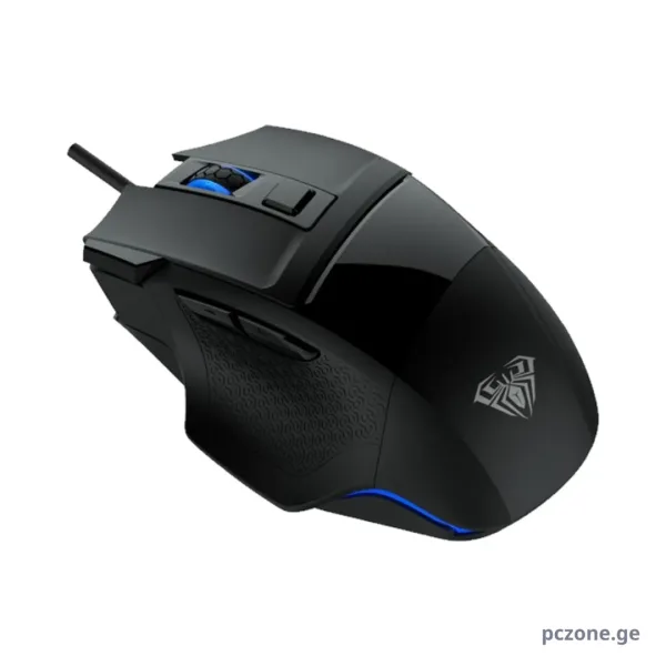 მაუსი - AULA - S12 Rainbow - Gaming - Black